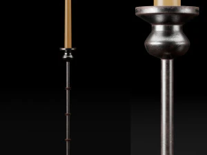candlestick set 2 3D Model