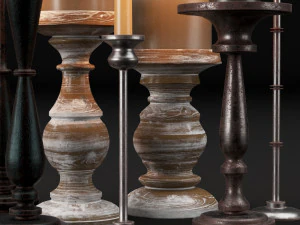 candlestick full 3D Model