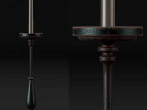 candlestick full 3D Model
