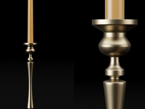 candlestick full 3D मॉडल