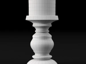candlestick full 3D Model