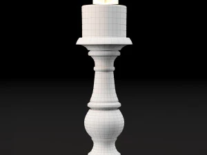 candlestick full 3D Model