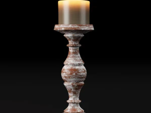 candlestick full 3D Model
