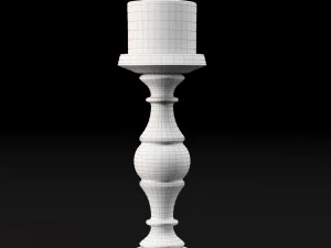 candlestick full 3D Model