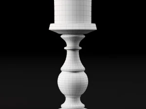 candlestick full 3D Model