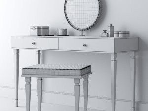 dressing table 3D मॉडल
