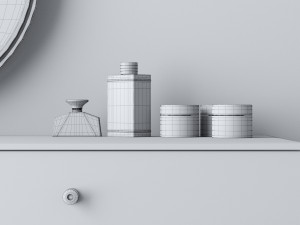dressing table 3D मॉडल