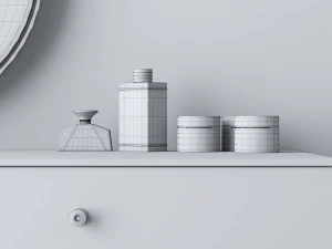 dressing table 3D Model