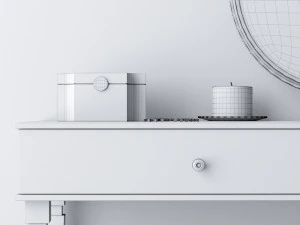 dressing table 3D Model