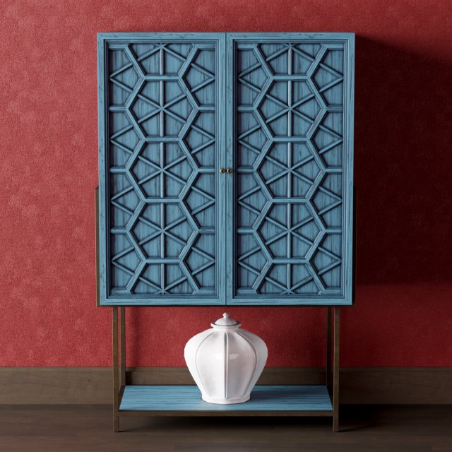 art deco storage 3D Модель .c4d .max .obj .3ds .fbx .stl .blend 