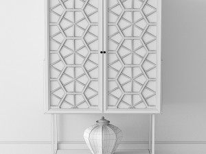 art deco storage 3D Модель