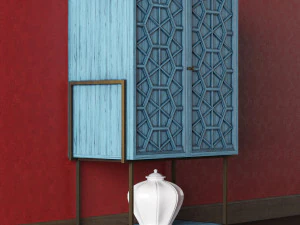 art deco storage 3D Model