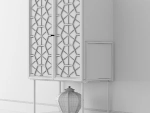 art deco storage 3D Model