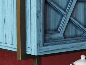art deco storage 3D Model