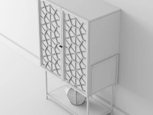art deco storage 3D Model