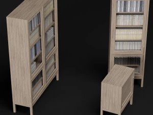 bookcase set 3D Model