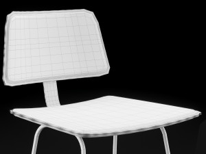 bar chair 3D मॉडल