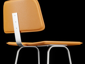 bar chair 3D मॉडल