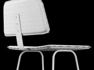 bar chair 3D मॉडल
