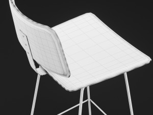 bar chair 3D मॉडल