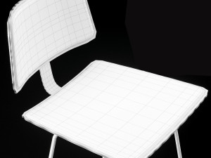 bar chair 3D मॉडल