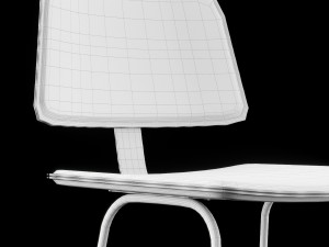 bar chair 3D मॉडल