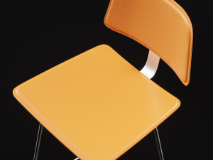 bar chair 3D मॉडल