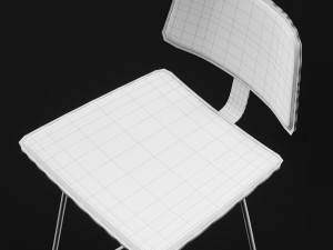 bar chair 3D मॉडल