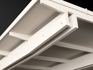 woden carport 4 3D Модель