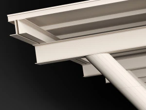 metall carport 2 3D Model