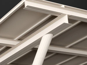 metall carport 2 3D Model