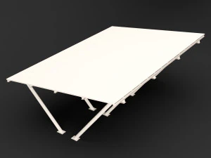 metall carport 2 3D Model