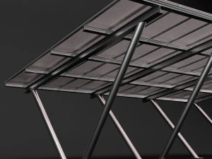 metall carport 2 3D Model