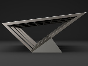 metall carport 3 Modello 3D