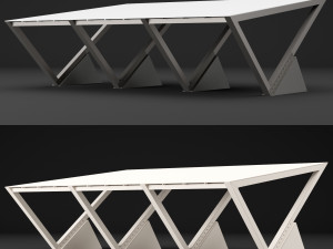 metall carport 3 Modello 3D
