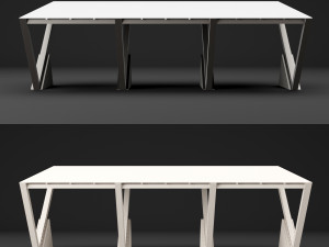 metall carport 3 Modello 3D