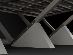 metall carport 3 Modello 3D