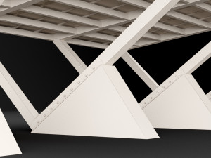 metall carport 3 Modello 3D