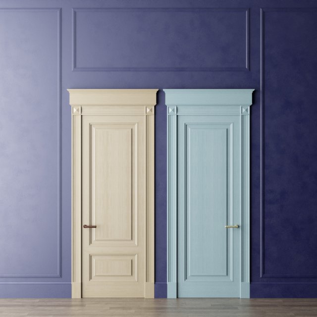 door 04 Model 3D .c4d .max .obj .3ds .fbx .stl .blend