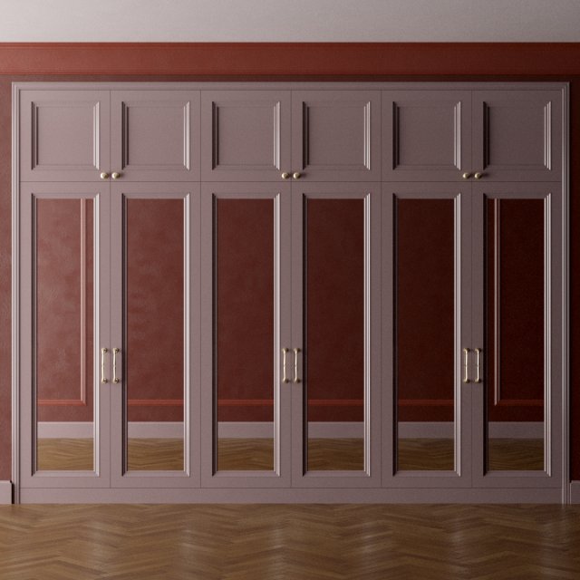 warderobe 01 3D Model .c4d .max .obj .3ds .fbx .stl .blend 