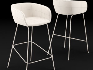 bar chair 2 Model 3D