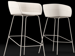 bar chair 2 Model 3D