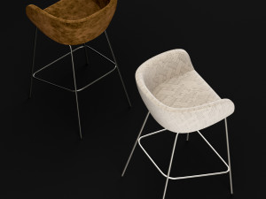 bar chair 2 Model 3D