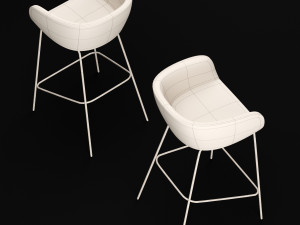 bar chair 2 Model 3D