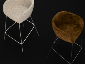 bar chair 2 Model 3D