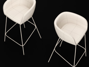 bar chair 2 Model 3D