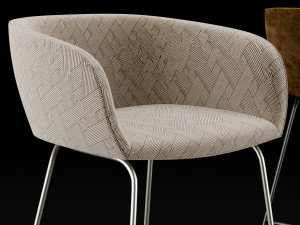 bar chair 2 Model 3D