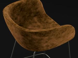 bar chair 2 Model 3D