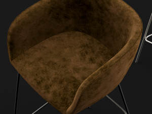 bar chair 2 Model 3D