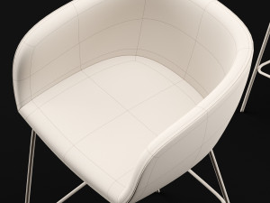 bar chair 2 Model 3D